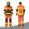 Oranje Eenvormig, Hoog de Duurzaamheids Vuurvast Kostuum van de Kleurenbrandbestrijder