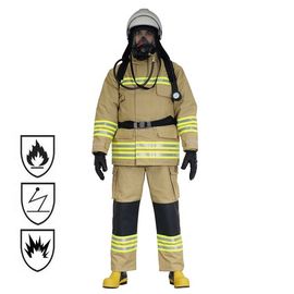 Kostuum van de Nomex het Materiële Brandbestrijder, het Waterdichte Vuurvaste Kostuum van de Marinekleur